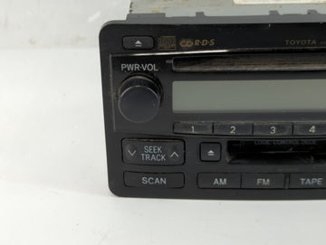 2003-2007 Toyota Sequoia Radio AM FM Cd Player Receiver Replacement P/N:86120-0C121 Fits Fits 2003 2004 2005 2006 2007 OEM Used Auto Parts