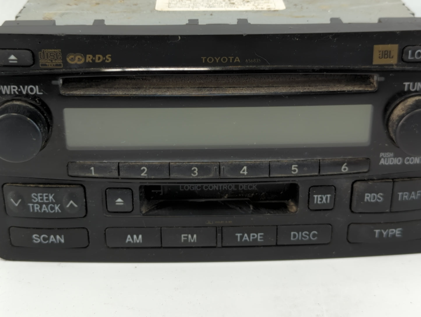 2003-2007 Toyota Sequoia Radio AM FM Cd Player Receiver Replacement P/N:86120-0C121 Fits Fits 2003 2004 2005 2006 2007 OEM U