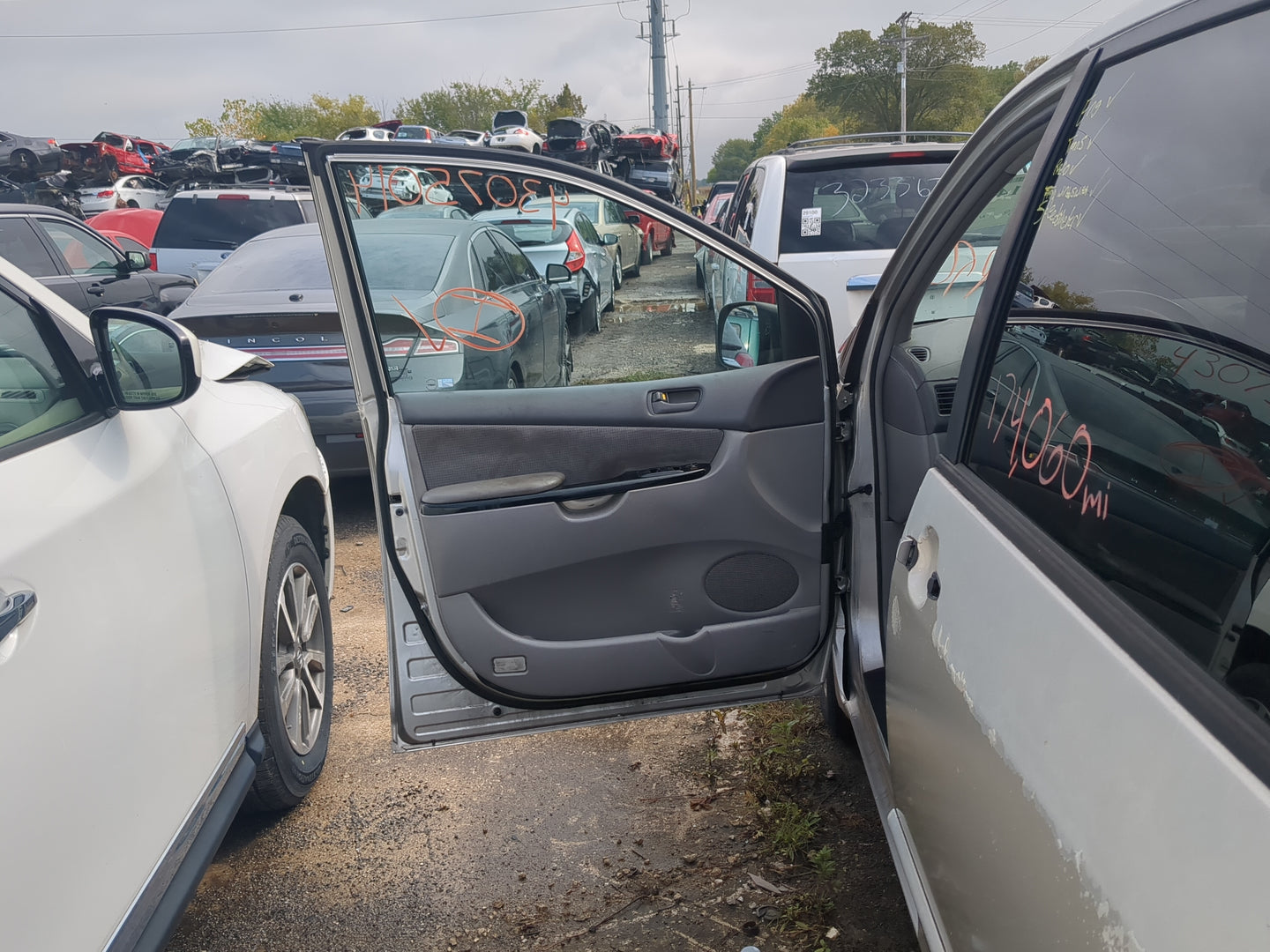 2004 Toyota Sienna Front Left Driver Interior Door Panel Trim - Oemusedautoparts1.com
