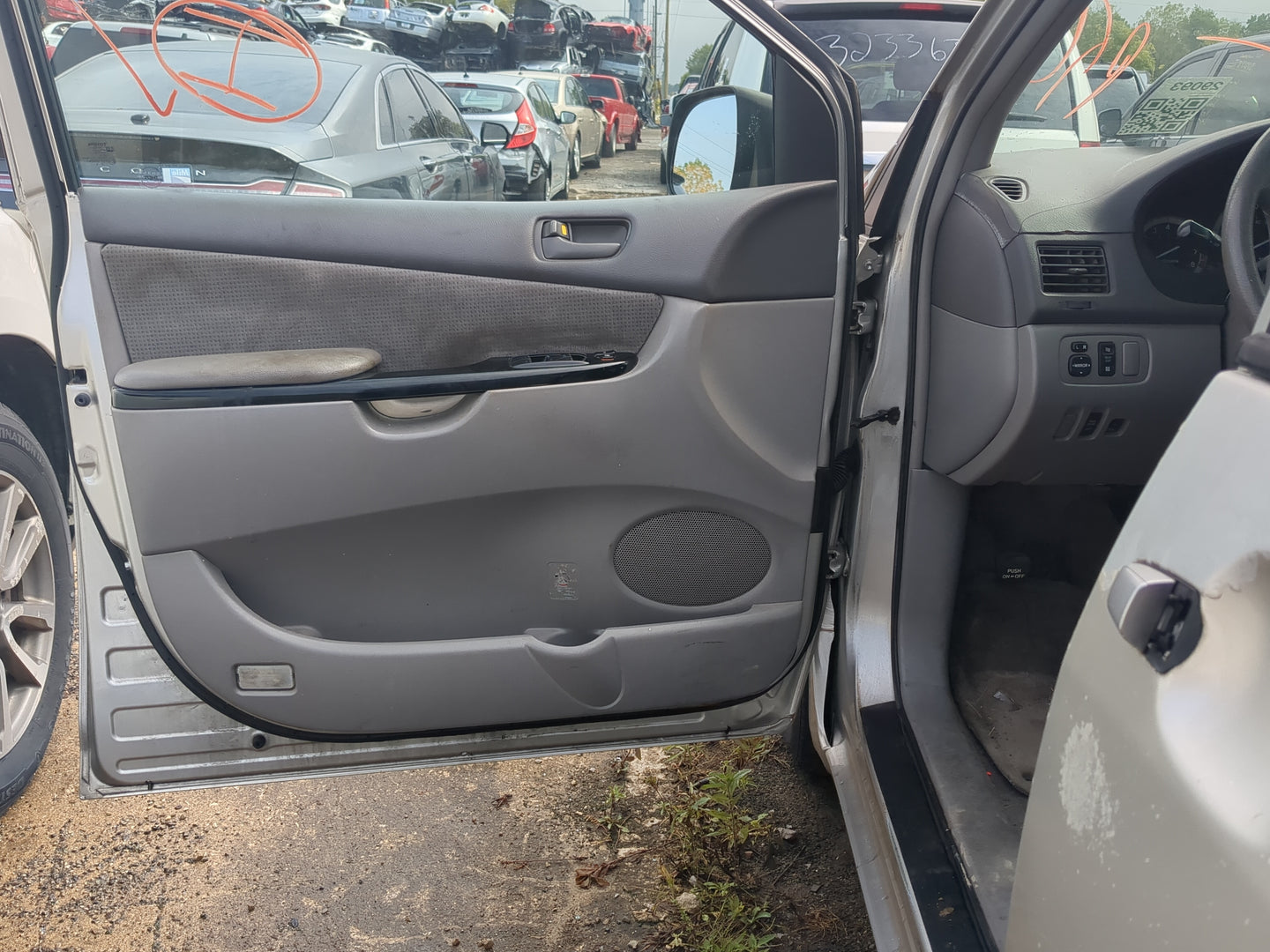 2004 Toyota Sienna Front Left Driver Interior Door Panel Trim - Oemusedautoparts1.com