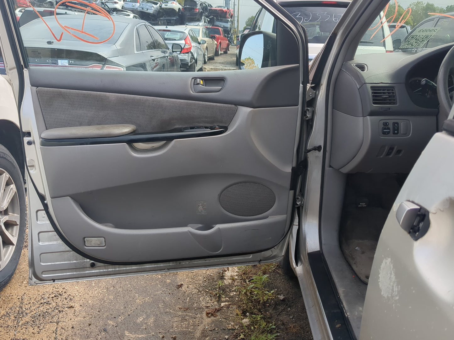 2004 Toyota Sienna Front Left Driver Interior Door Panel Trim - Oemusedautoparts1.com