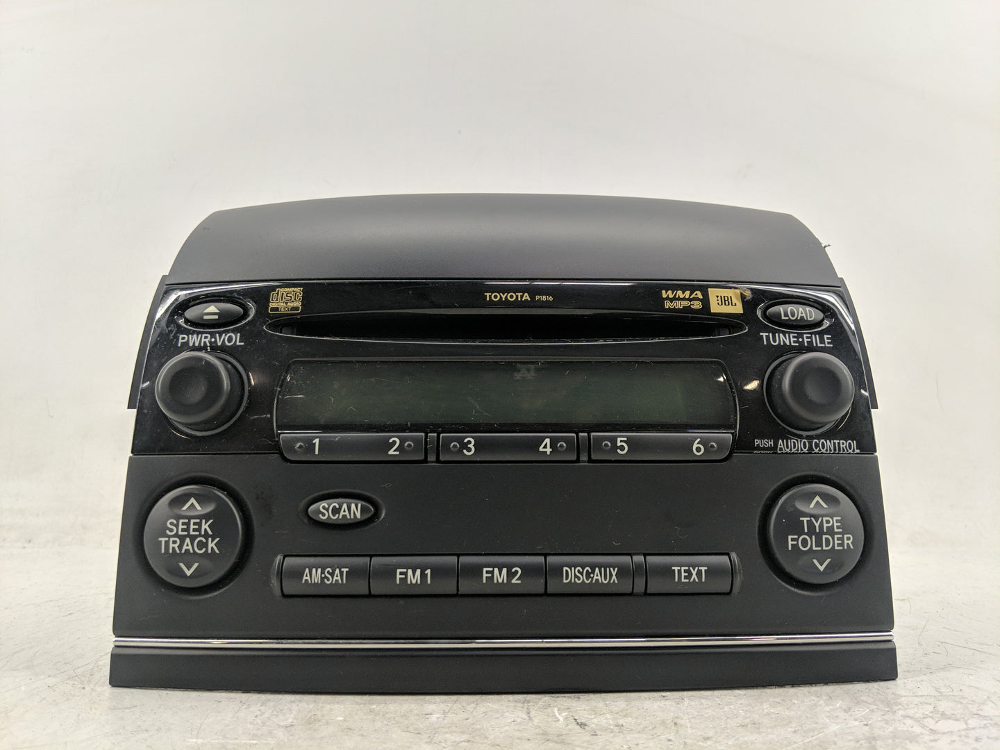 2004 Toyota Sienna Radio AM FM Cd Player Receiver Replacement P/N:86120-AE062 Fits OEM Used Auto Parts - Oemusedautoparts1.c