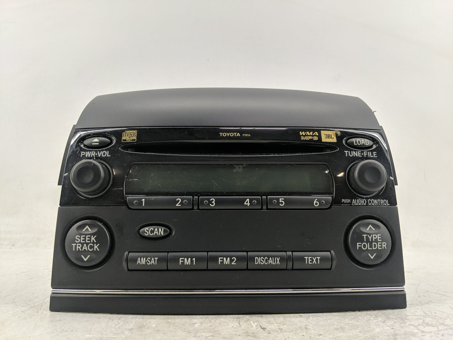 2004 Toyota Sienna Radio AM FM Cd Player Receiver Replacement P/N:86120-AE062 Fits OEM Used Auto Parts - Oemusedautoparts1.c