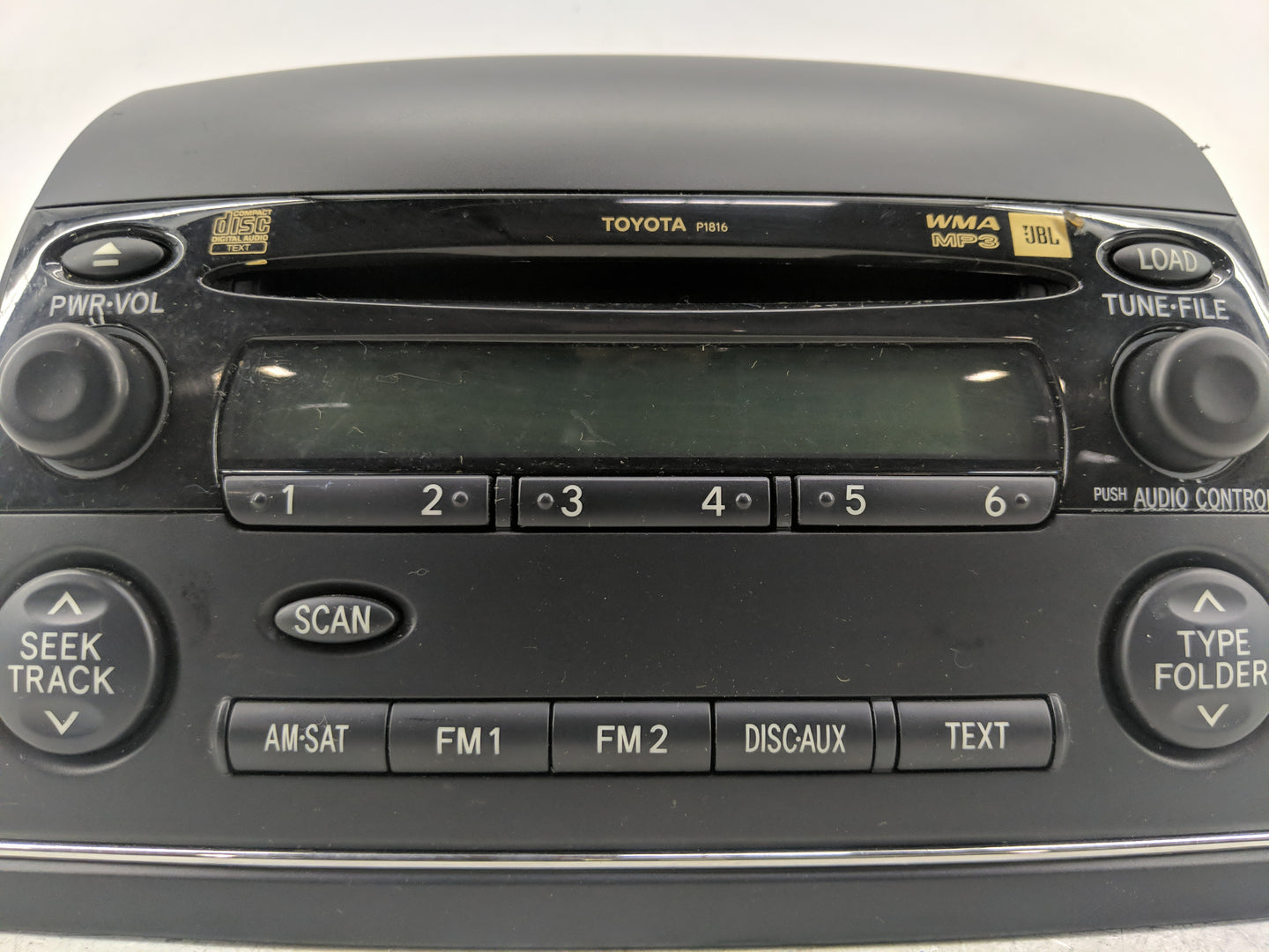 2004 Toyota Sienna Radio AM FM Cd Player Receiver Replacement P/N:86120-AE062 Fits OEM Used Auto Parts - Oemusedautoparts1.c