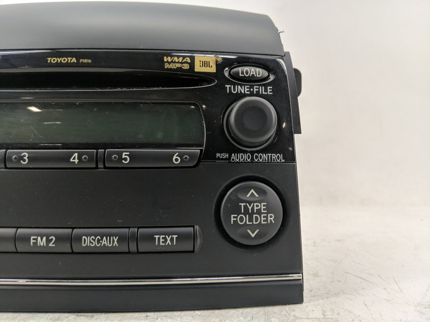 2004 Toyota Sienna Radio AM FM Cd Player Receiver Replacement P/N:86120-AE062 Fits OEM Used Auto Parts - Oemusedautoparts1.c