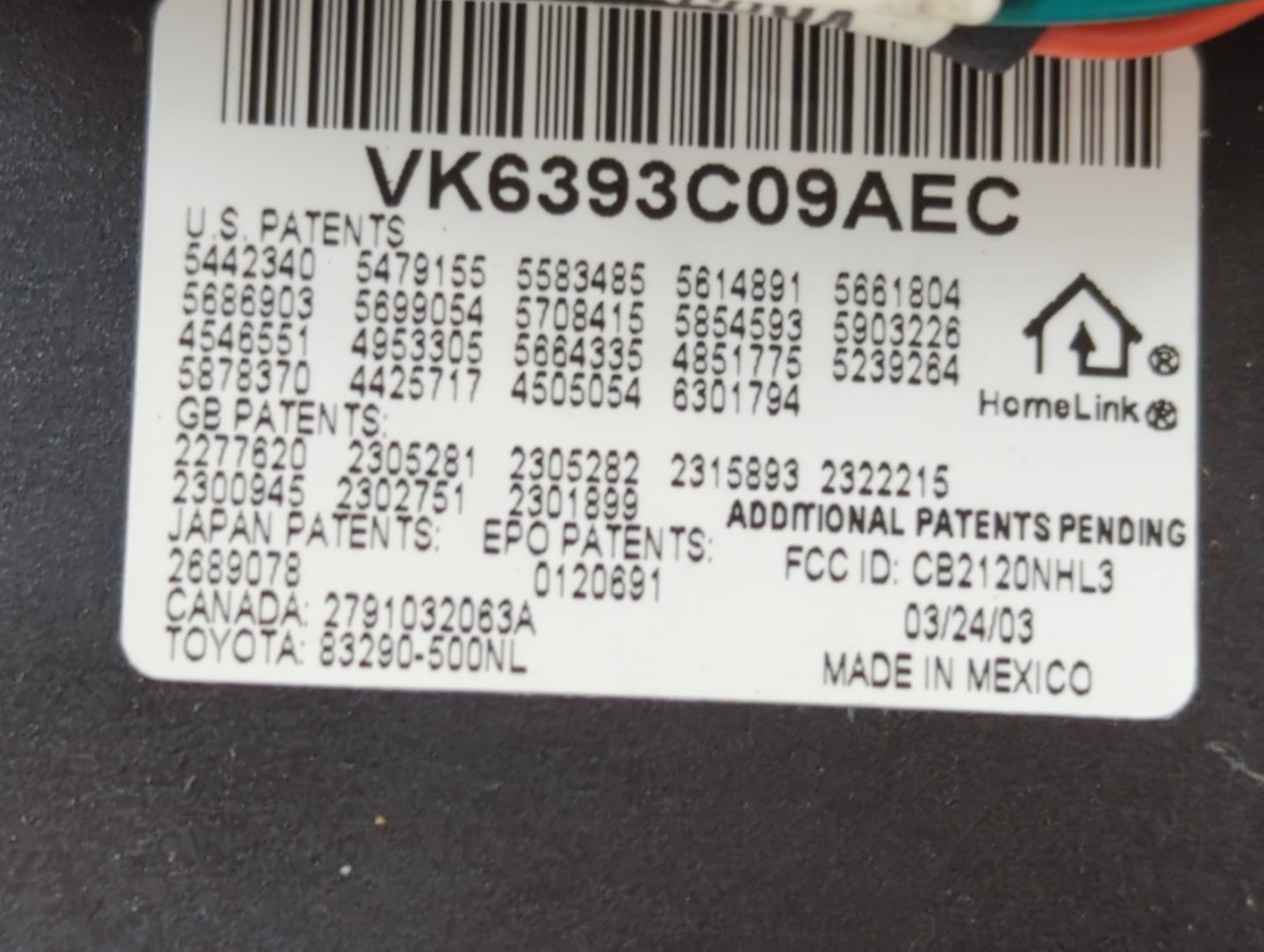 2004-2005 Toyota Sienna Center Floor Console P/N:83290-500NL Fits Fits 2004 2005 OEM Used Auto Parts - Oemusedautoparts1.com