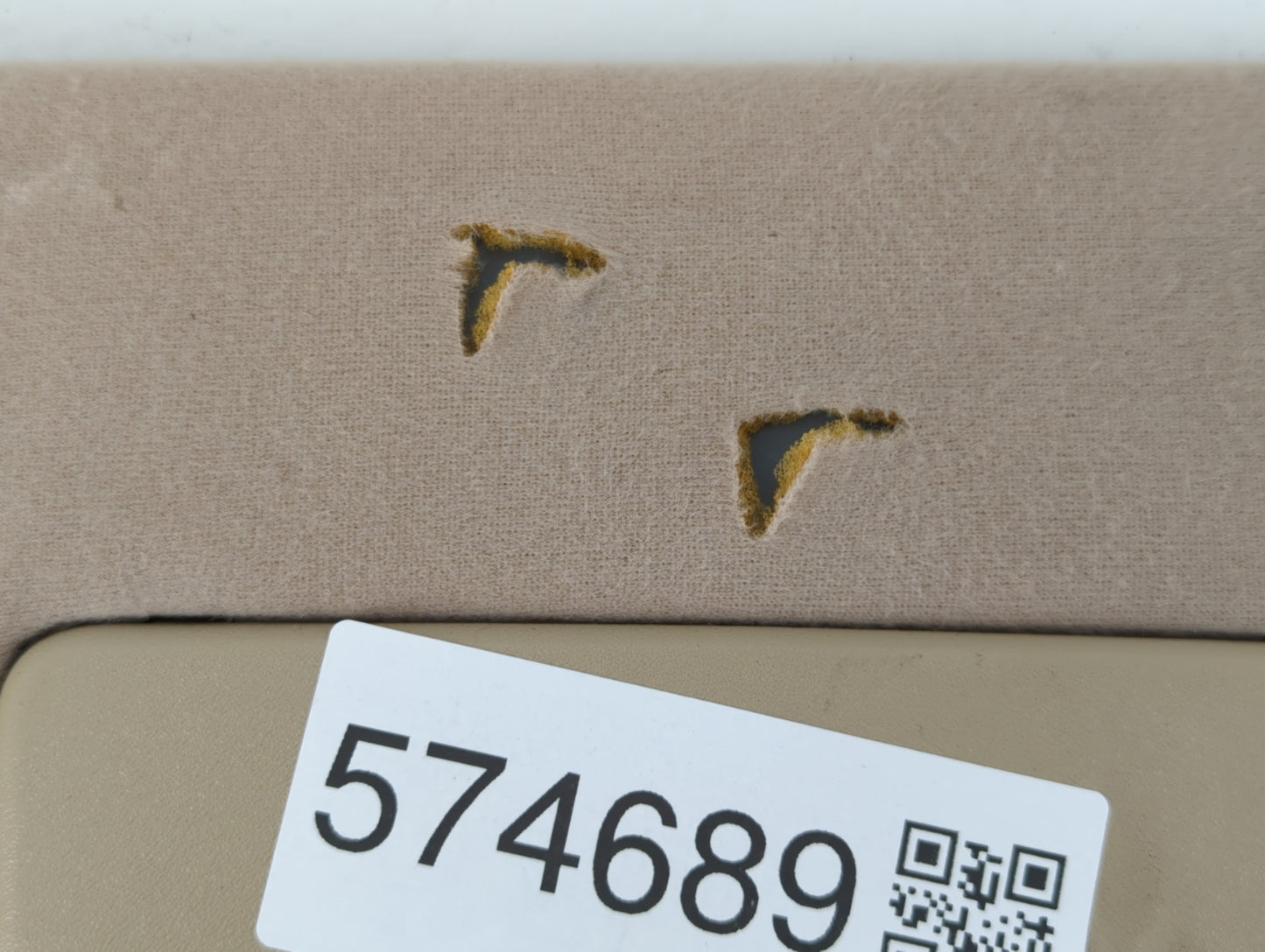 2004 Toyota Sienna Sun Visor Shade Replacement Passenger Right Mirror Fits OEM Used Auto Parts - Oemusedautoparts1.com