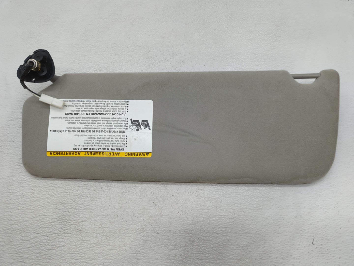 2004 Toyota Sienna Sun Visor Shade Replacement Passenger Right Mirror Fits OEM Used Auto Parts - Oemusedautoparts1.com