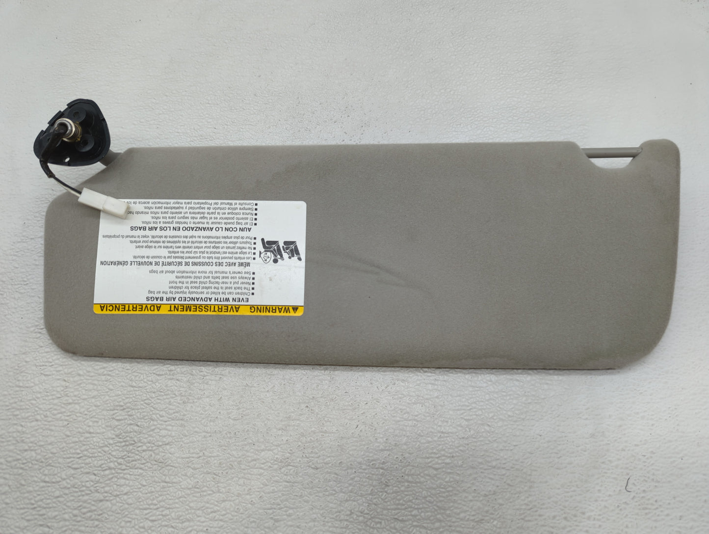 2004 Toyota Sienna Sun Visor Shade Replacement Passenger Right Mirror Fits OEM Used Auto Parts - Oemusedautoparts1.com