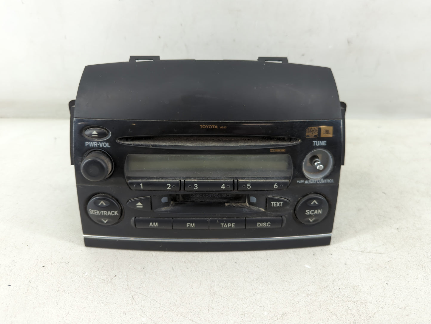 2004 Toyota Sienna Radio AM FM Cd Player Receiver Replacement P/N:86120-AE020 Fits OEM Used Auto Parts - Oemusedautoparts1.c