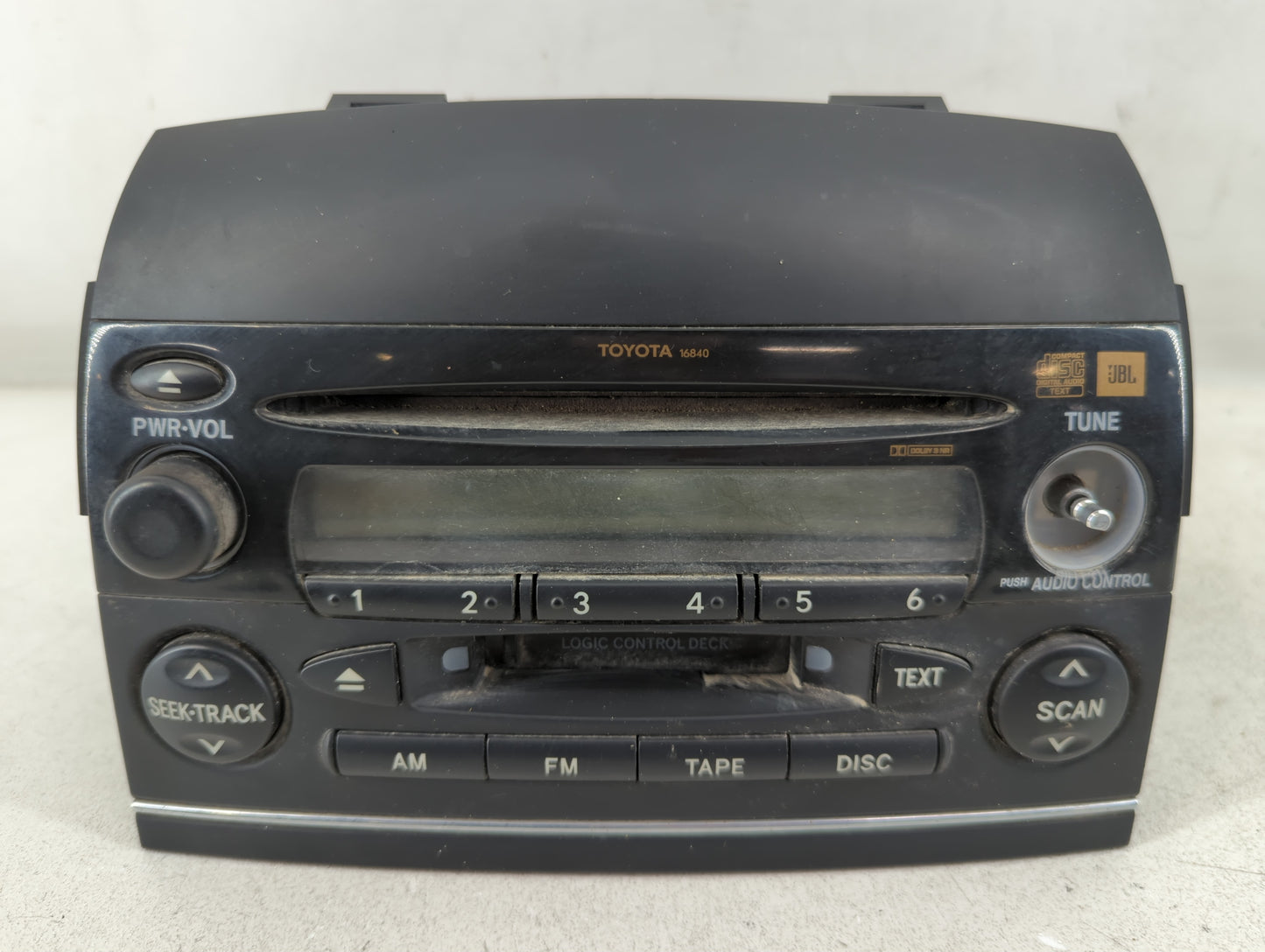 2004 Toyota Sienna Radio AM FM Cd Player Receiver Replacement P/N:86120-AE020 Fits OEM Used Auto Parts - Oemusedautoparts1.c
