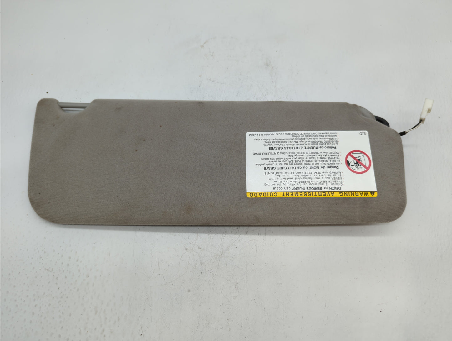 2004 Toyota Sienna Sun Visor Shade Replacement Passenger Right Mirror Fits OEM Used Auto Parts - Oemusedautoparts1.com