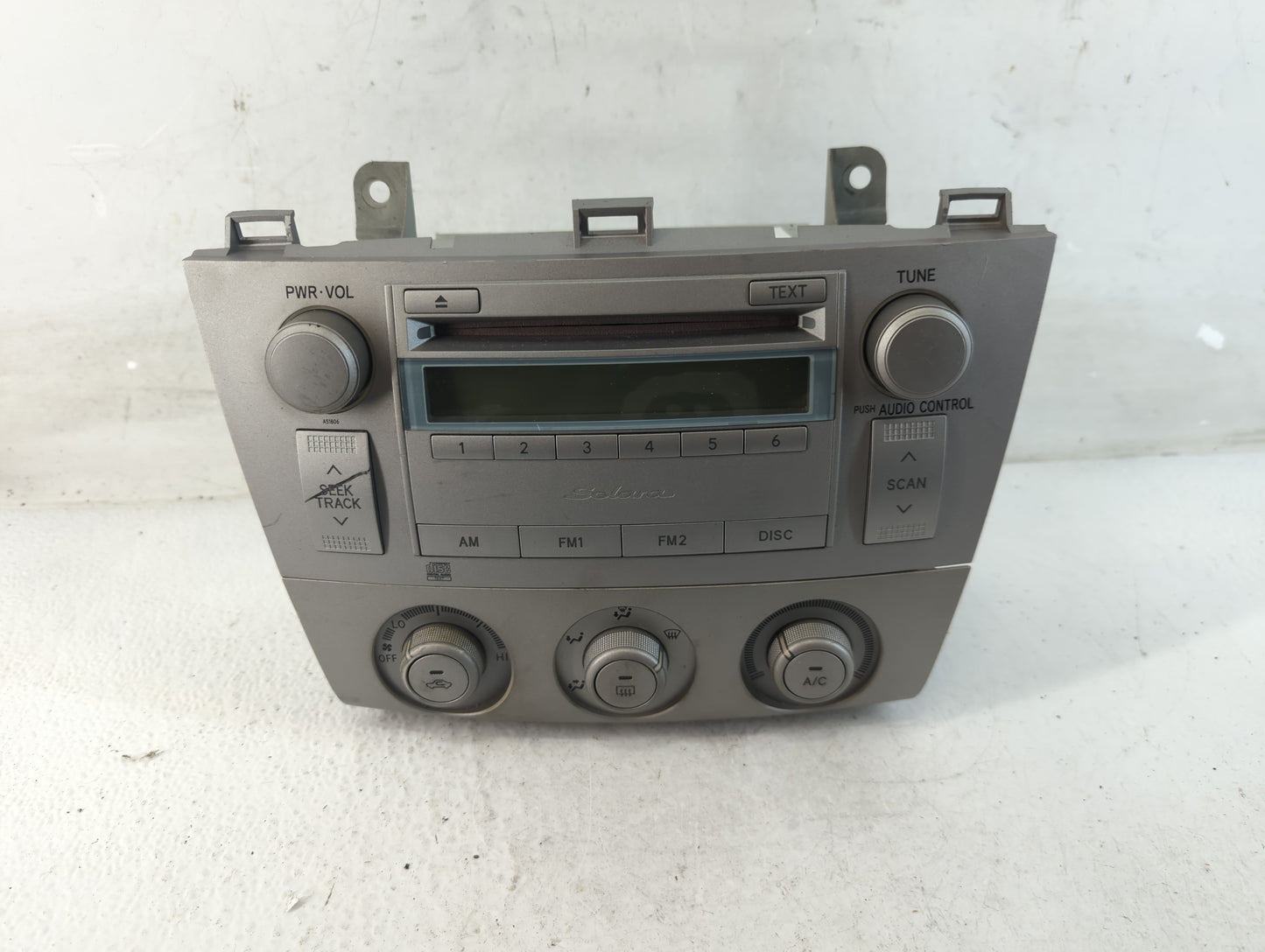 2004-2006 Toyota Solara Climate Control Module Temperature AC/Heater Replacement P/N:86120-AA140 Fits Fits 2004 2005 2006 OE