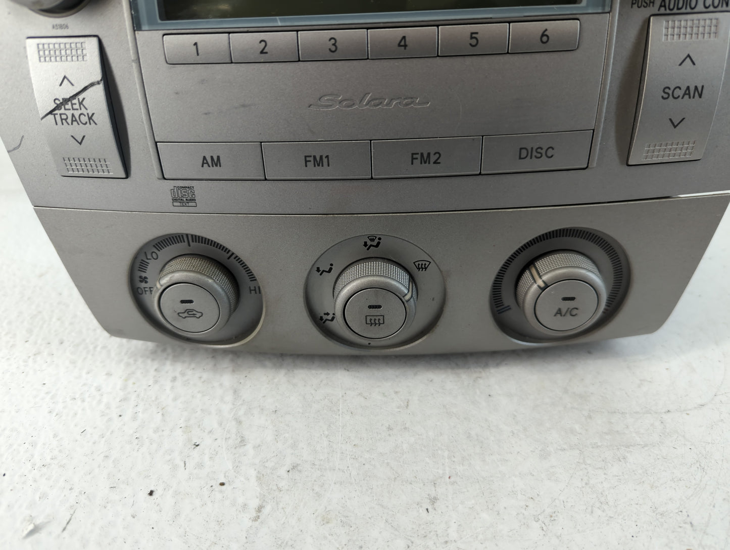 2004-2006 Toyota Solara Climate Control Module Temperature AC/Heater Replacement P/N:86120-AA140 Fits Fits 2004 2005 2006 OE