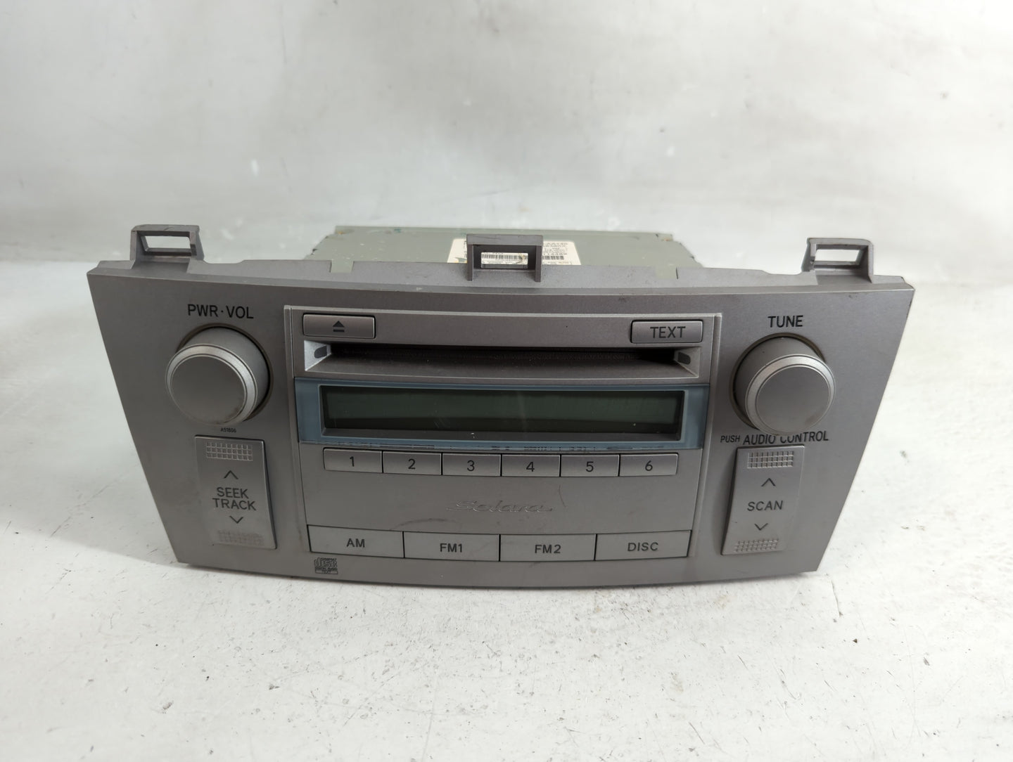 2004-2006 Toyota Solara Radio AM FM Cd Player Receiver Replacement P/N:86120-AA140 Fits Fits 2004 2005 2006 OEM Used Auto Pa
