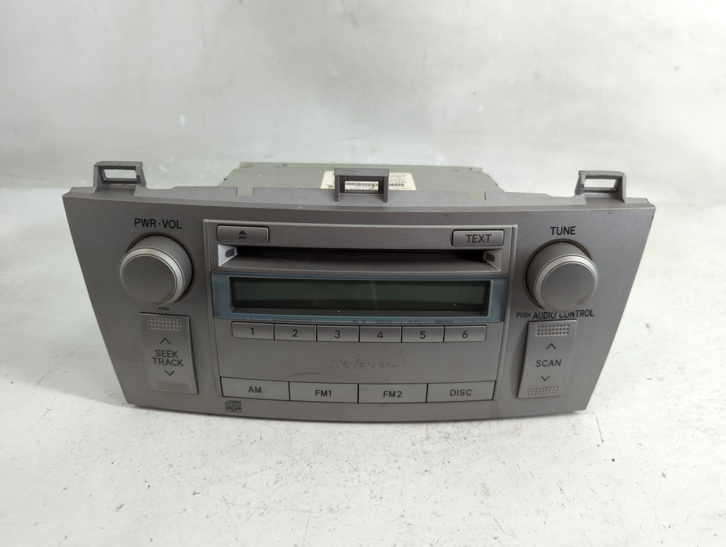 2004-2006 Toyota Solara Radio AM FM Cd Player Receiver Replacement P/N:86120-AA140 Fits Fits 2004 2005 2006 OEM Used Auto Pa