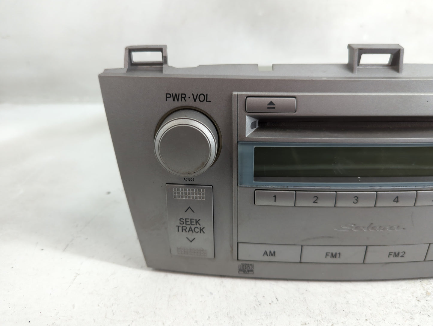 2004-2006 Toyota Solara Radio AM FM Cd Player Receiver Replacement P/N:86120-AA140 Fits Fits 2004 2005 2006 OEM Used Auto Pa