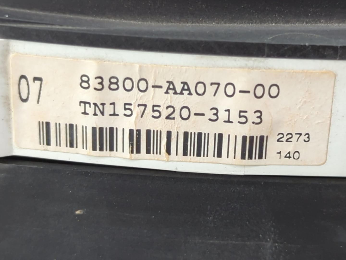 2004-2005 Toyota Solara Instrument Cluster Speedometer Gauges P/N:83800-AA070-00 TN157520-3153 Miles: Fits Fits 2004 2005 OE