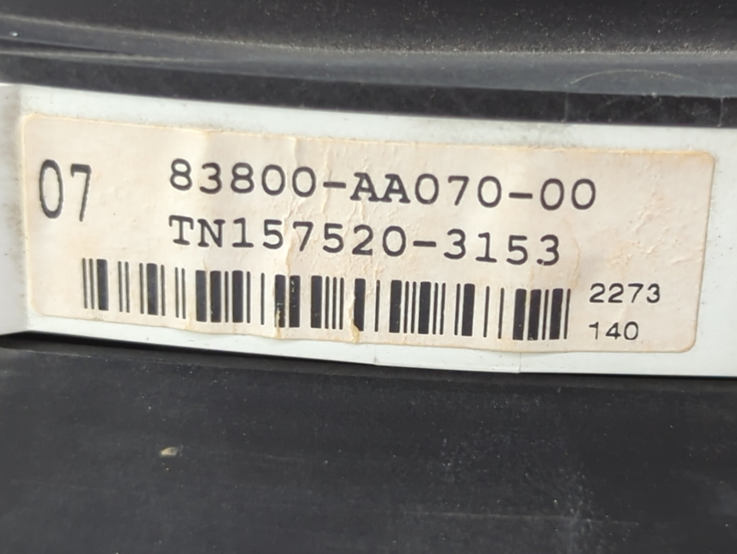 2004-2005 Toyota Solara Instrument Cluster Speedometer Gauges P/N:83800-AA070-00 TN157520-3153 Miles: Fits Fits 2004 2005 OE