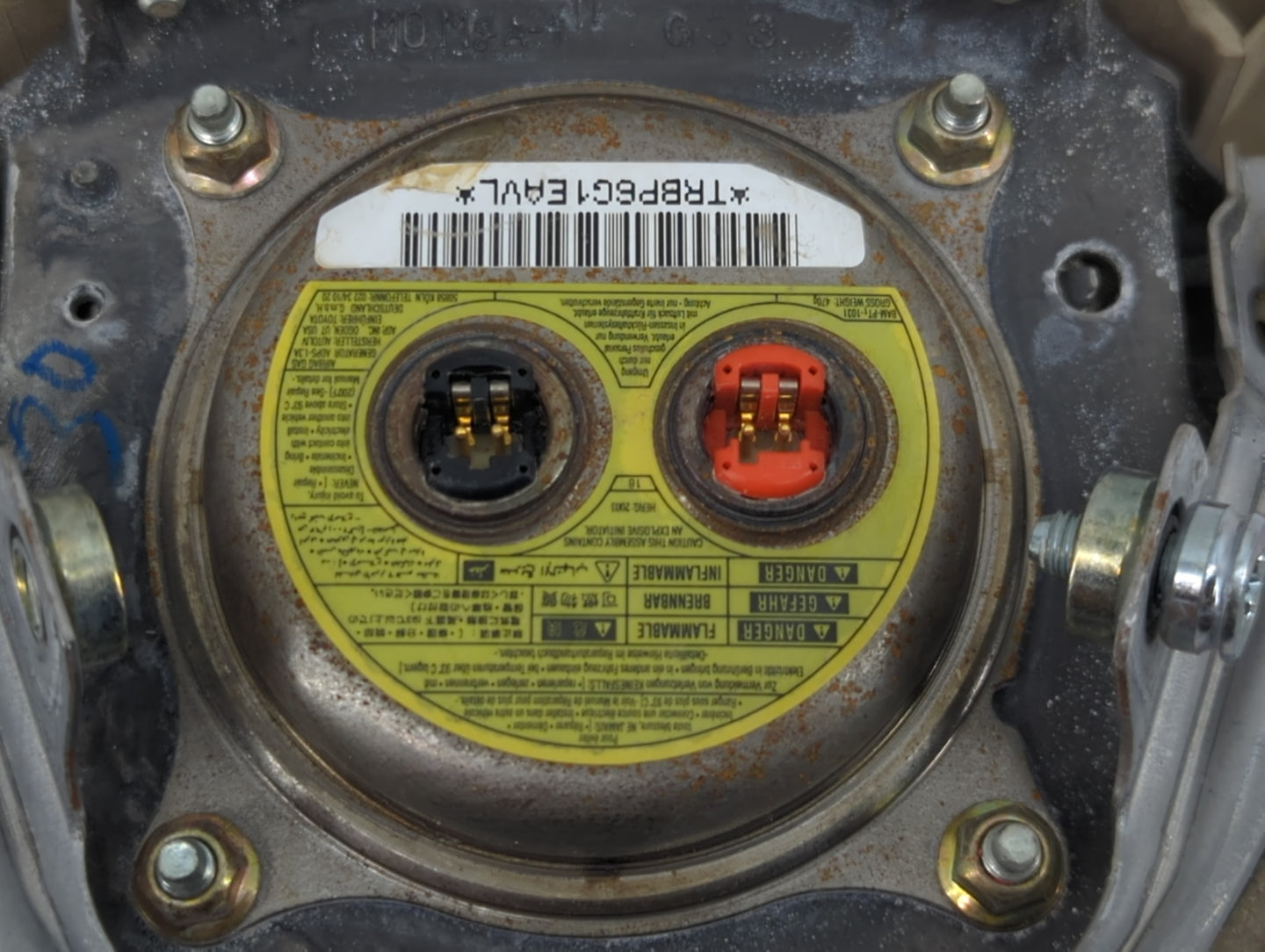 2004-2006 Toyota Solara Air Bag Driver Left Steering Wheel Mounted - Oemusedautoparts1.com