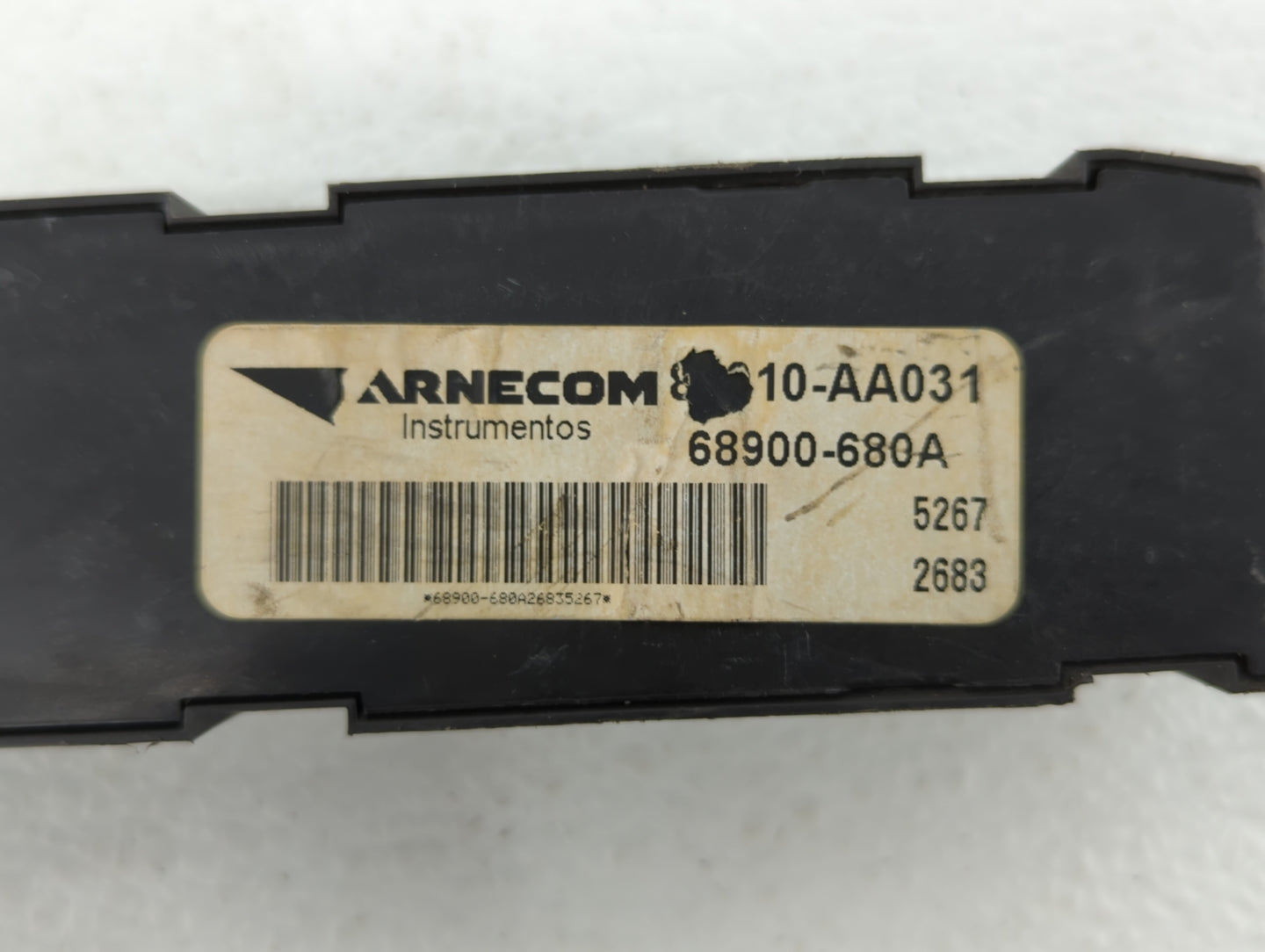 2004 Toyota Solara Digitial Dash Clock P/N:83910-AA031 83910-AA032 Fits OEM Used Auto Parts - Oemusedautoparts1.com