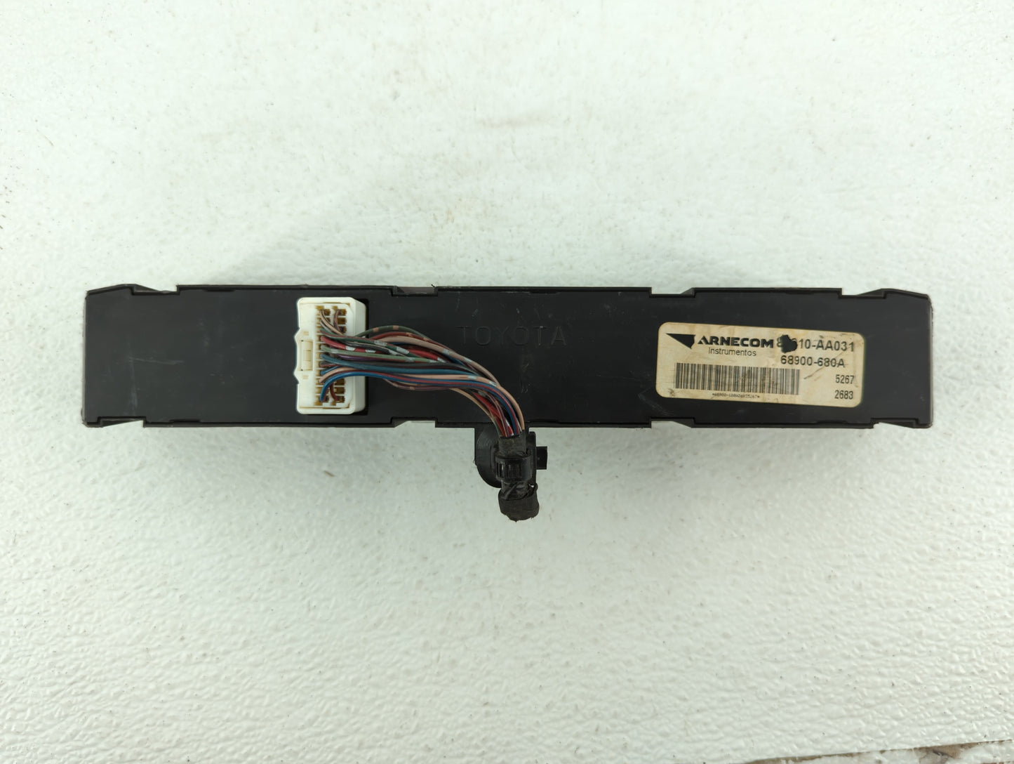 2004 Toyota Solara Digitial Dash Clock P/N:83910-AA031 83910-AA032 Fits OEM Used Auto Parts - Oemusedautoparts1.com