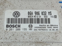 2004 Volkswagen Beetle PCM Engine Control Computer ECU ECM PCU OEM P/N:06A 906 032 MS Fits OEM Used Auto Parts - Oemusedauto