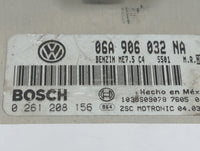 2003-2004 Volkswagen Golf PCM Engine Control Computer ECU ECM PCU OEM P/N:06A906032NA 0261208156 Fits Fits 2003 2004 OEM Use
