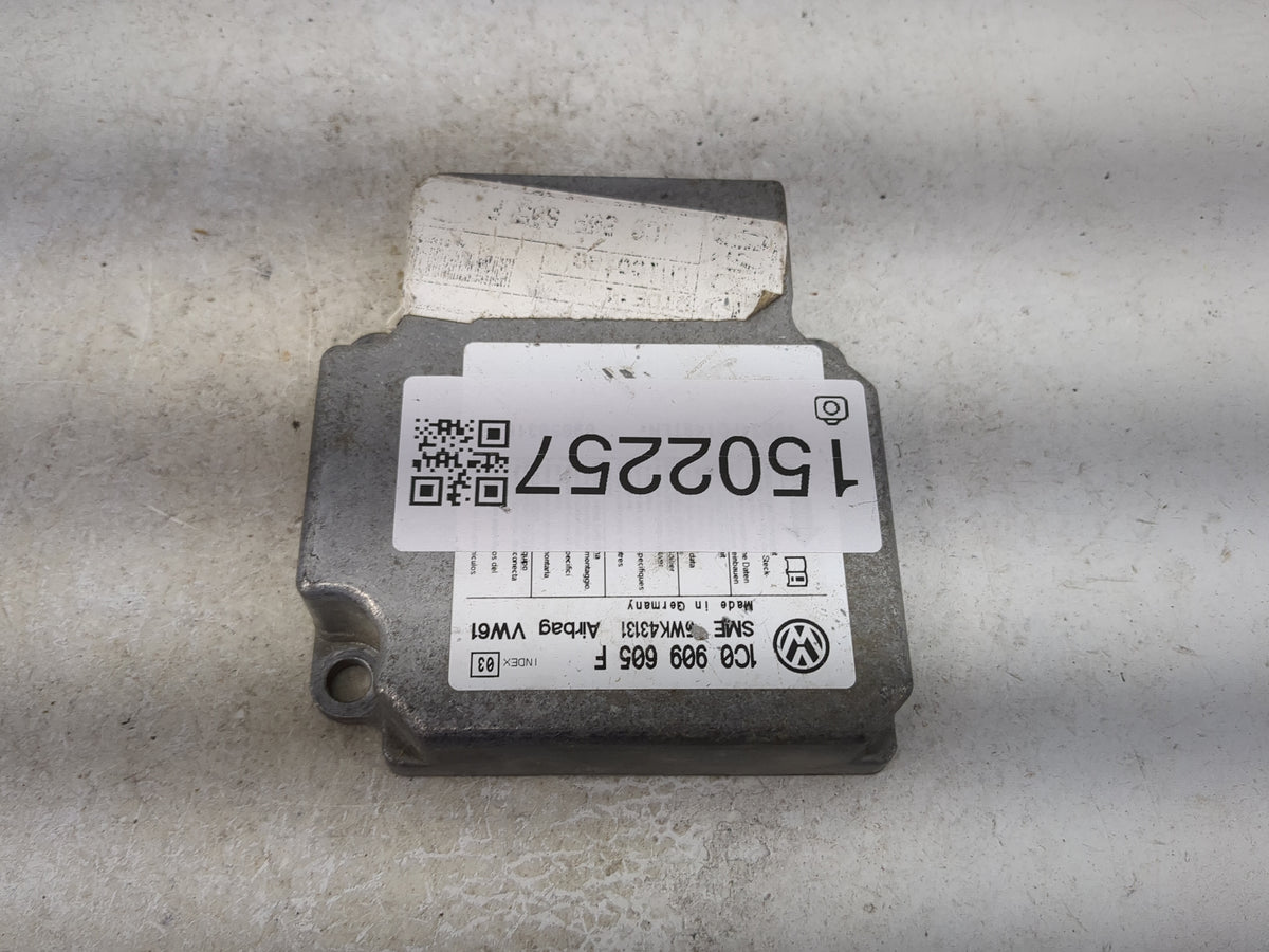 2002-2006 Volkswagen Jetta Safety Restraint Srs Airbag Control Module - Oemusedautoparts1.com