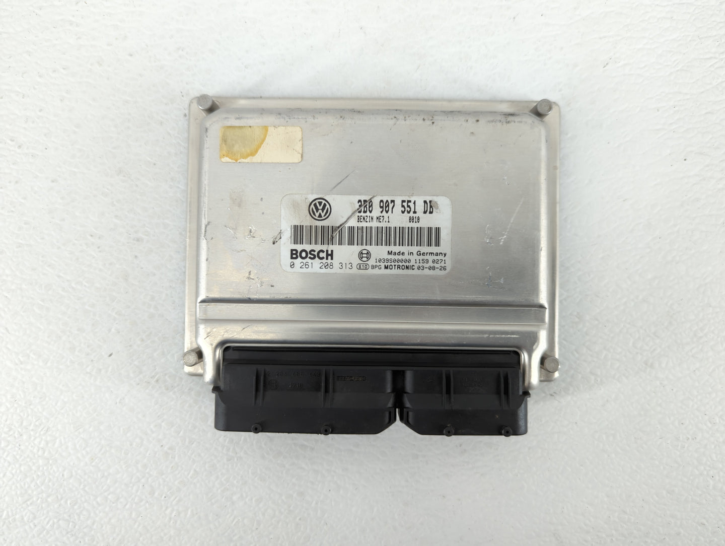 2004 Volkswagen Passat PCM Engine Control Computer ECU ECM PCU OEM P/N:3B0 907 551 DB Fits OEM Used Auto Parts - Oemusedauto