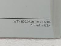 2004 Volvo S40 Owners Manual Book Guide OEM Used Auto Parts - Oemusedautoparts1.com