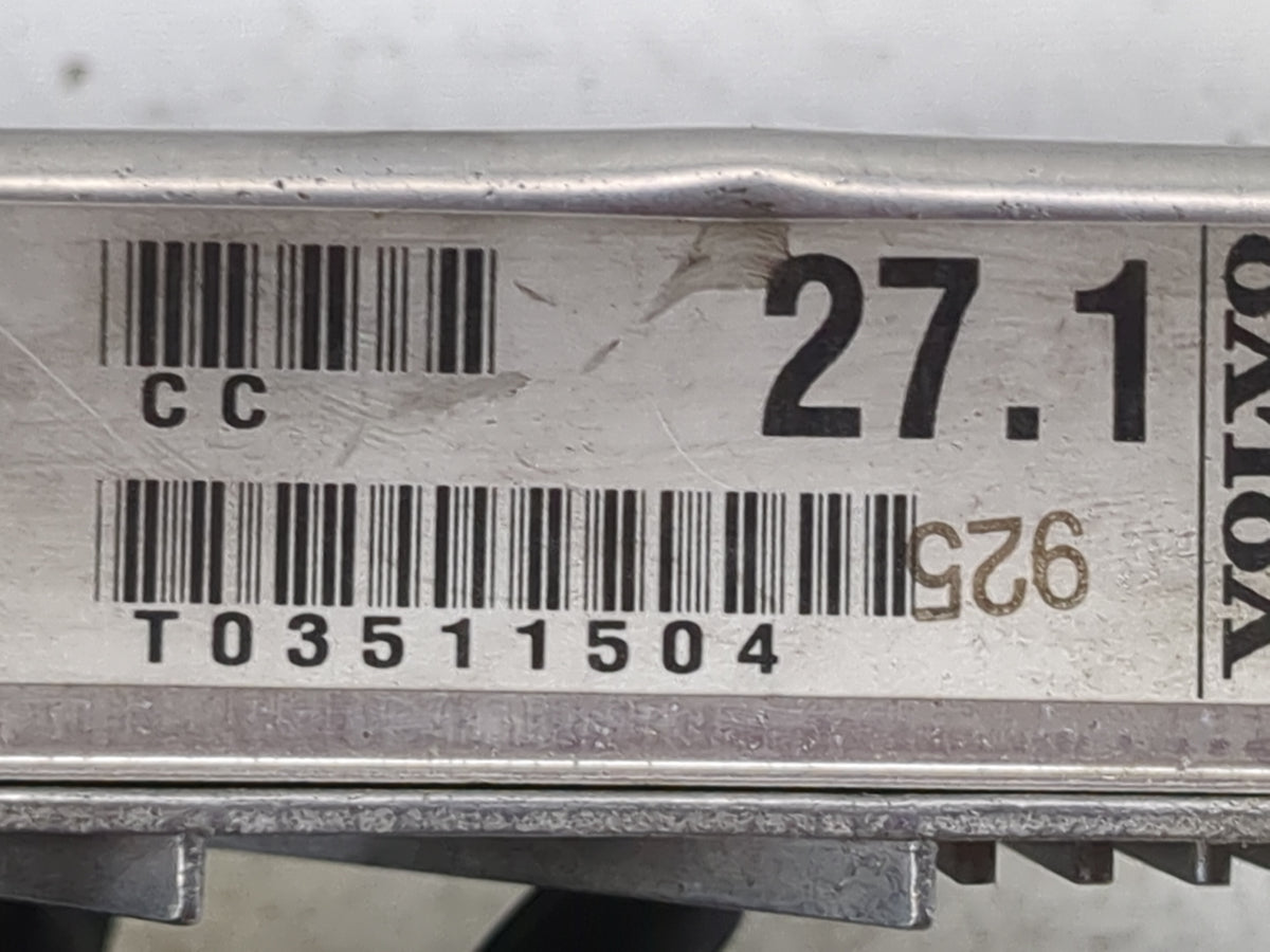 2004 Volvo S60 PCM Engine Control Computer ECU ECM PCU OEM P/N:T03511504 Fits OEM Used Auto Parts - Oemusedautoparts1.com