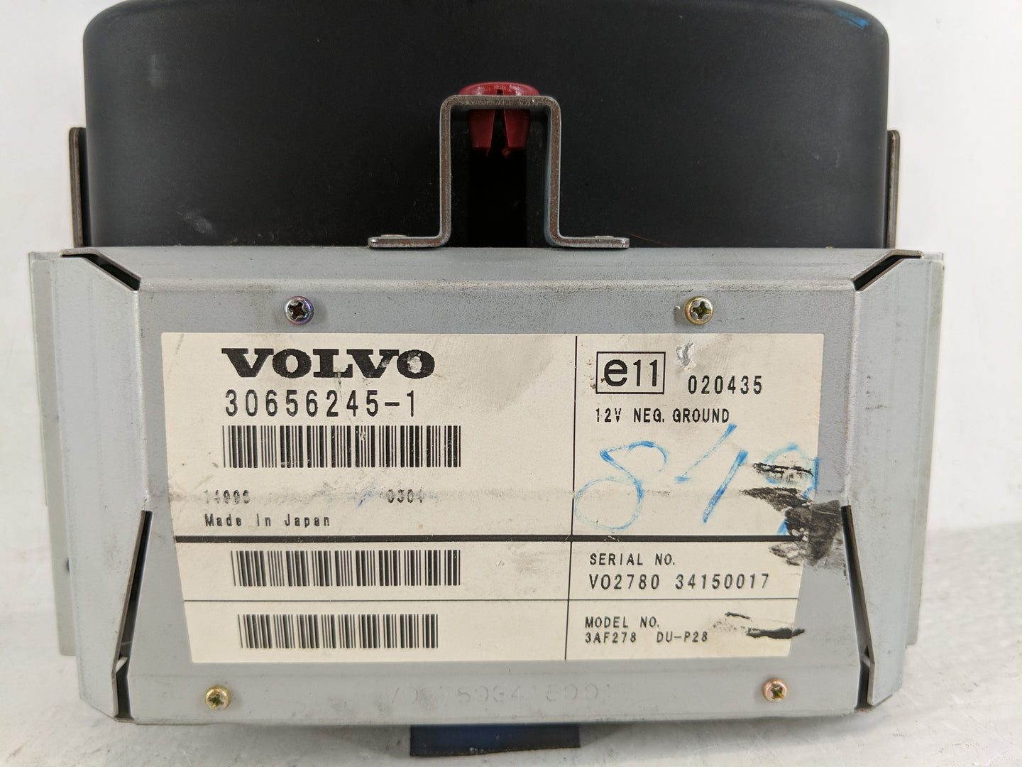 2004 Volvo Xc90 Radio AM FM Cd Player Receiver Replacement P/N:30656245-1 Fits OEM Used Auto Parts - Oemusedautoparts1.com