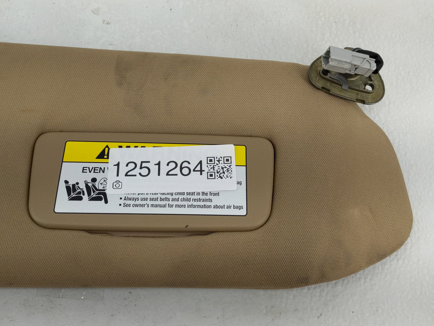 2004-2006 Acura Mdx Sun Visor Shade Replacement Passenger Right Mirror Fits Fits 2004 2005 2006 OEM Used Auto Parts - Oemuse