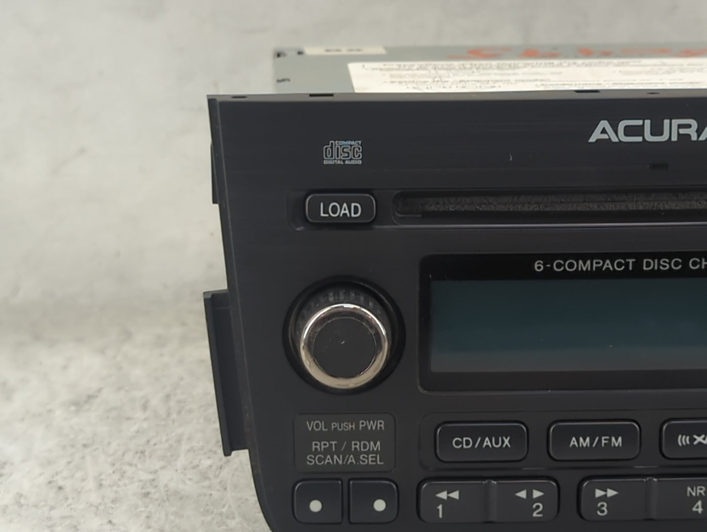 2005-2006 Acura Mdx Radio AM FM Cd Player Receiver Replacement P/N:39100-S3V-A350 DEX-MG6047ZH Fits Fits 2005 2006 OEM Used 