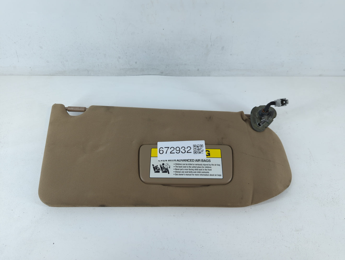 2004-2006 Acura Mdx Sun Visor Shade Replacement Passenger Right Mirror Fits Fits 2004 2005 2006 OEM Used Auto Parts - Oemuse