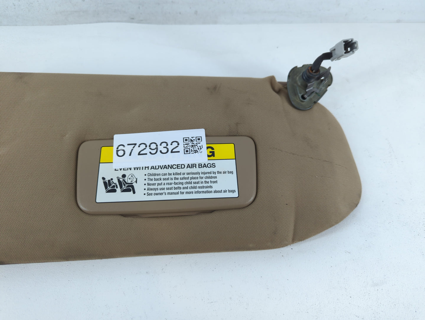 2004-2006 Acura Mdx Sun Visor Shade Replacement Passenger Right Mirror Fits Fits 2004 2005 2006 OEM Used Auto Parts - Oemuse