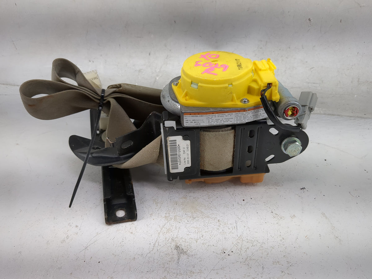 2005-2008 Acura Rl Passenger Right Seat Belt Front Retractor Tan - Oemusedautoparts1.com