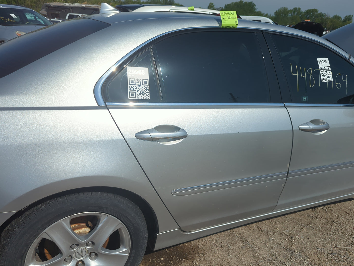 2005-2012 Acura Rl Passenger Rear Door Oem - Oemusedautoparts1.com