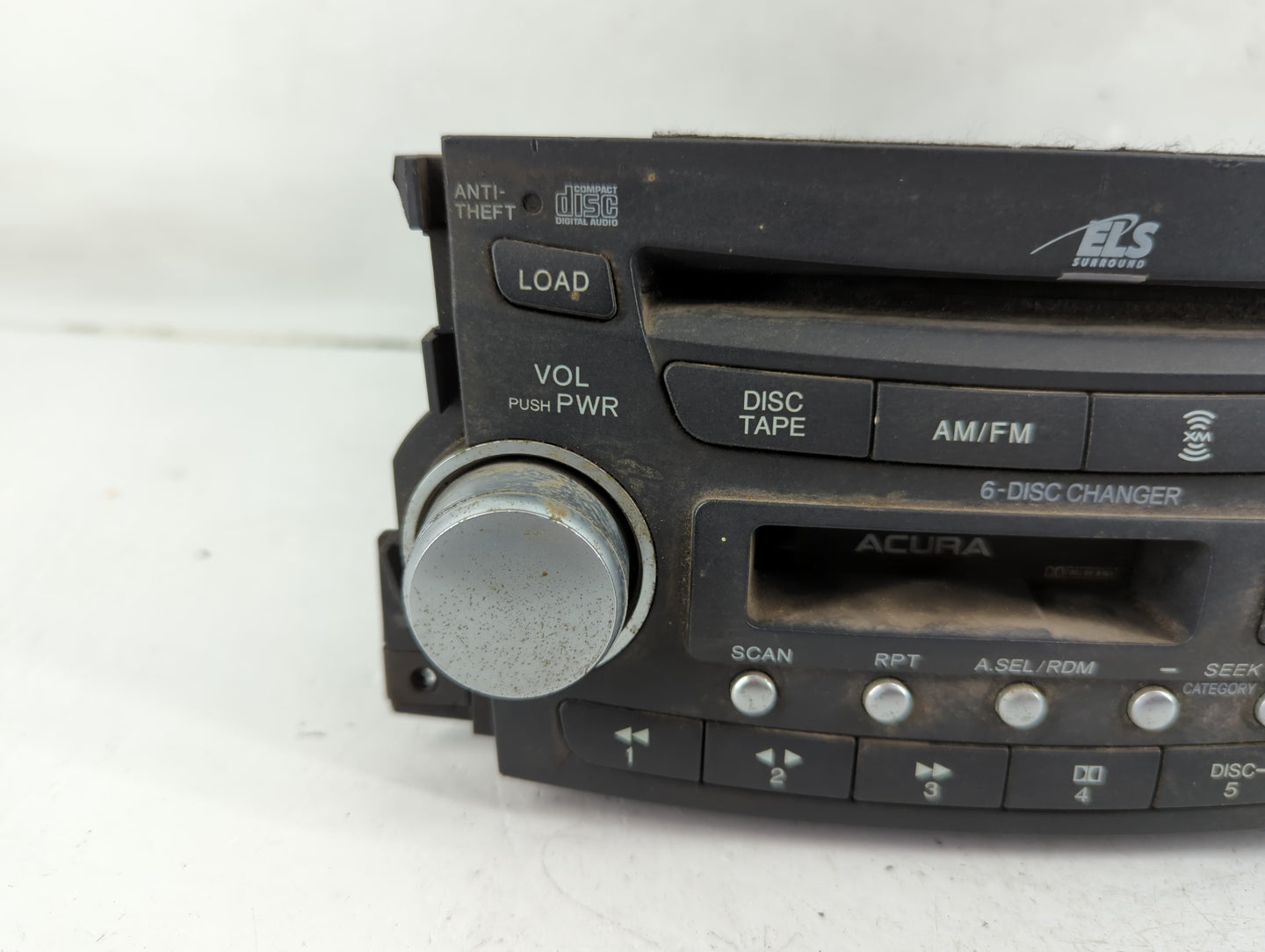 2005-2006 Acura Tl Radio AM FM Cd Player Receiver Replacement P/N:39100-SEP-A410 Fits Fits 2005 2006 OEM Used Auto Parts - O