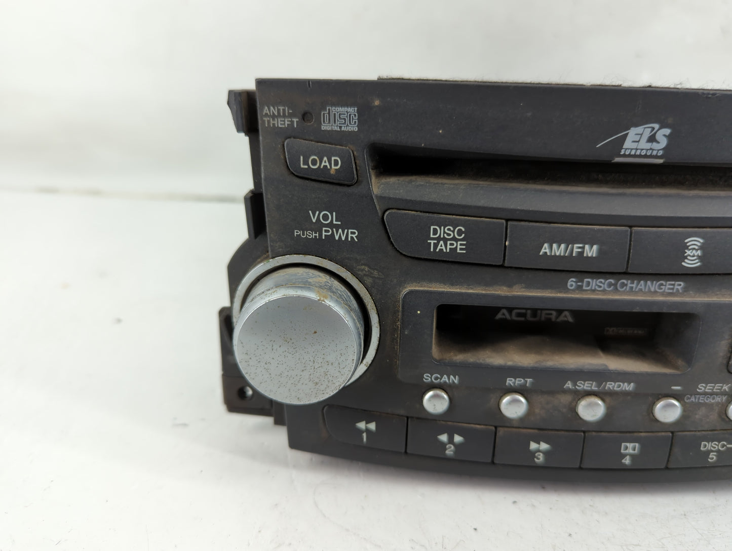 2005-2006 Acura Tl Radio AM FM Cd Player Receiver Replacement P/N:39100-SEP-A410 Fits Fits 2005 2006 OEM Used Auto Parts - O