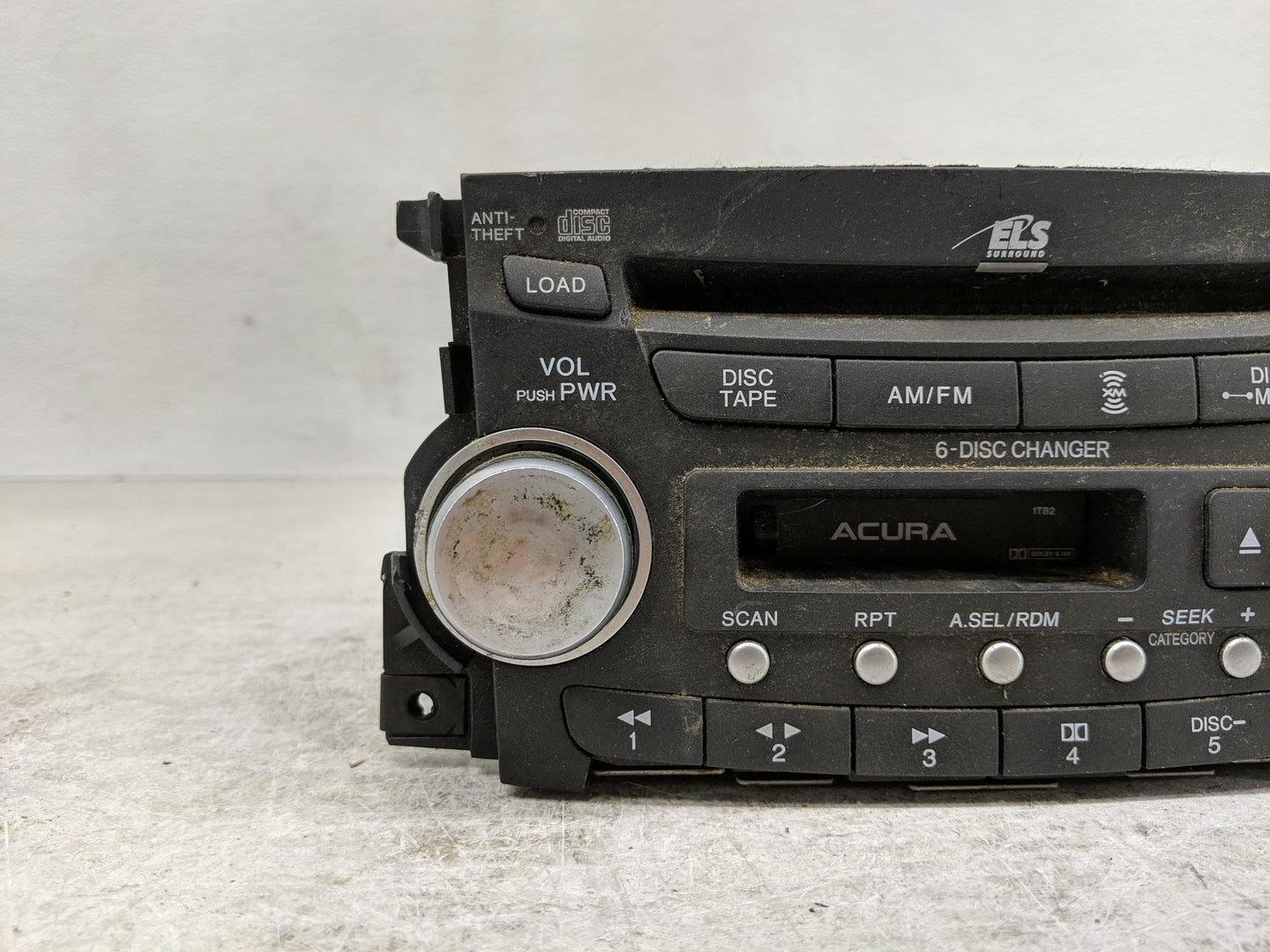 2004-2006 Acura Tl Radio AM FM Cd Player Receiver Replacement P/N:39100-SEP-A410 Fits Fits 2004 2005 2006 OEM Used Auto Part