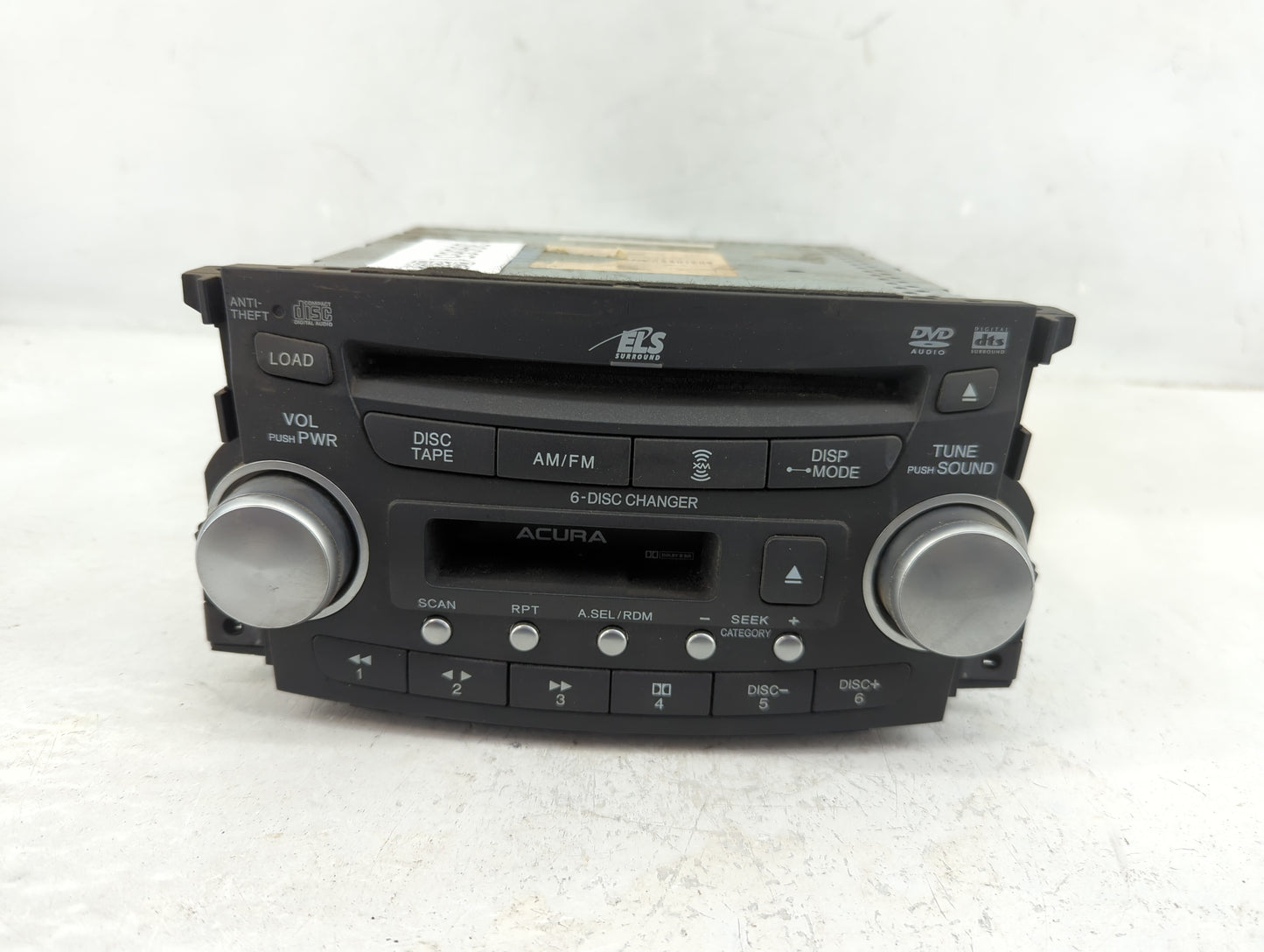 2004-2006 Acura Tl Radio AM FM Cd Player Receiver Replacement P/N:39100-SEP-A010 Fits Fits 2004 2005 2006 OEM Used Auto Part