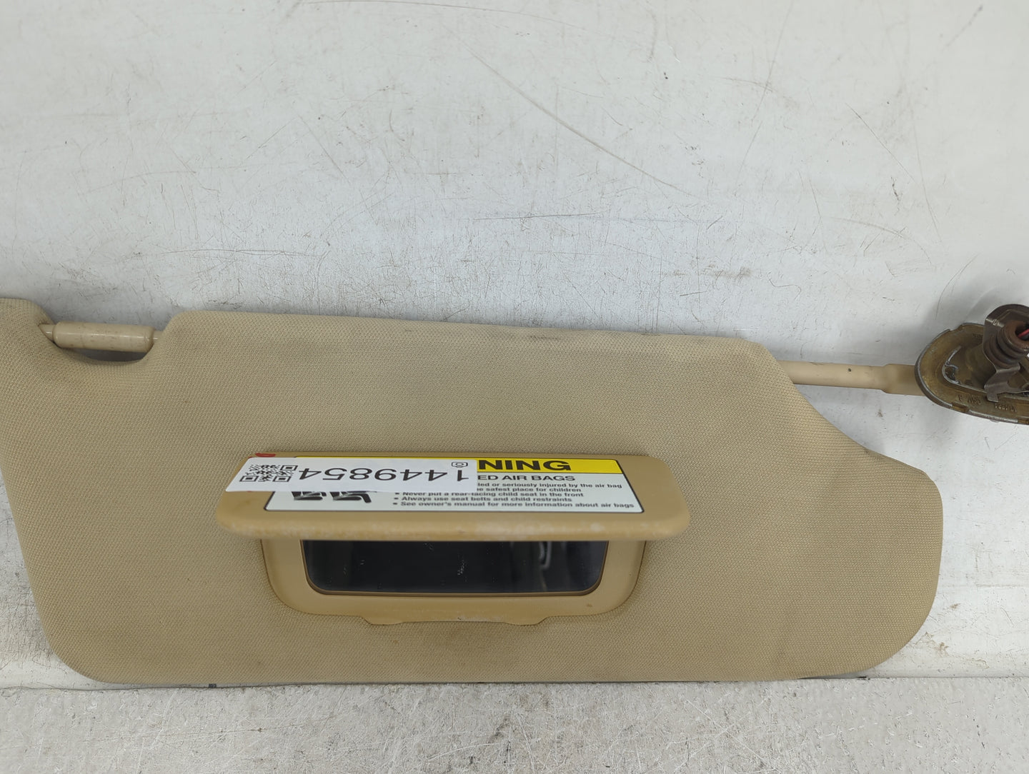 2004-2008 Acura Tl Sun Visor Shade Replacement Passenger Right Mirror Fits Fits 2004 2005 2006 2007 2008 OEM Used Auto Parts