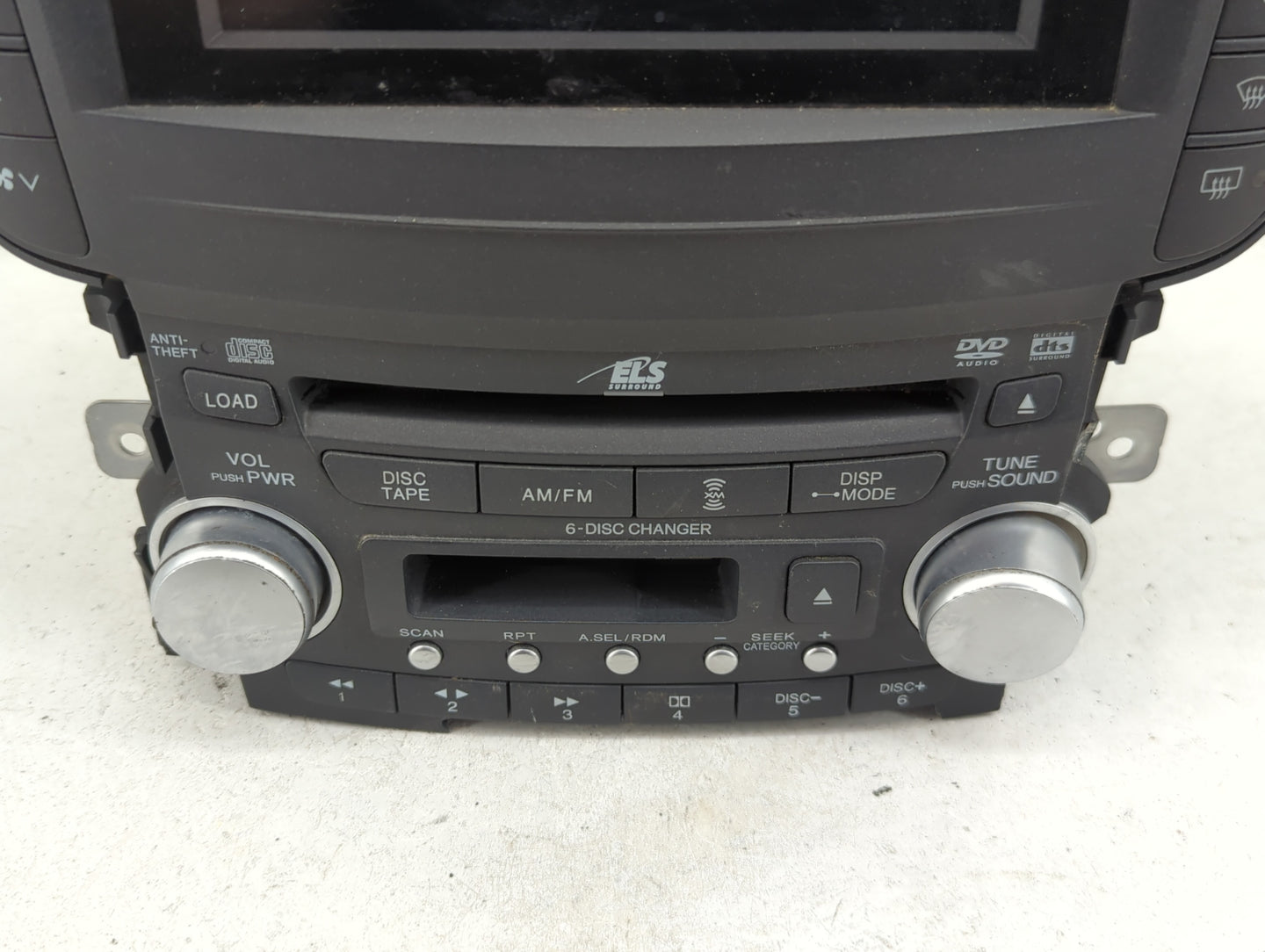2004-2006 Acura Tl Radio AM FM Cd Player Receiver Replacement P/N:39100-SEP-A010 Fits Fits 2004 2005 2006 OEM Used Auto Part