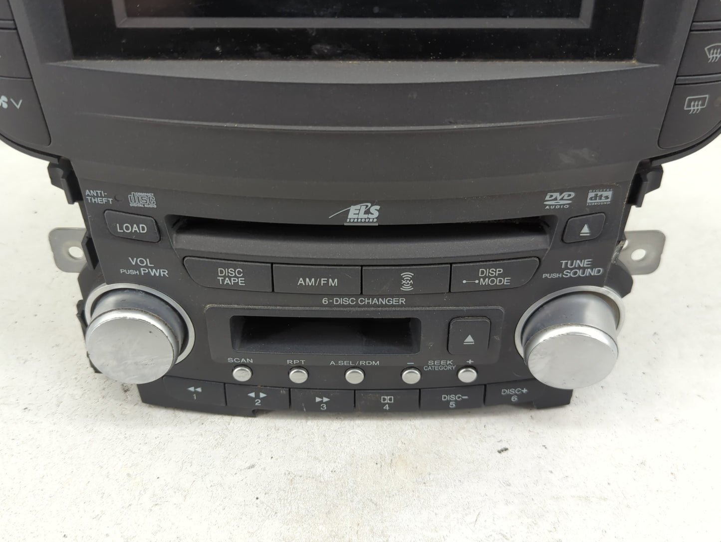 2004-2006 Acura Tl Radio AM FM Cd Player Receiver Replacement P/N:39100-SEP-A010 Fits Fits 2004 2005 2006 OEM Used Auto Part