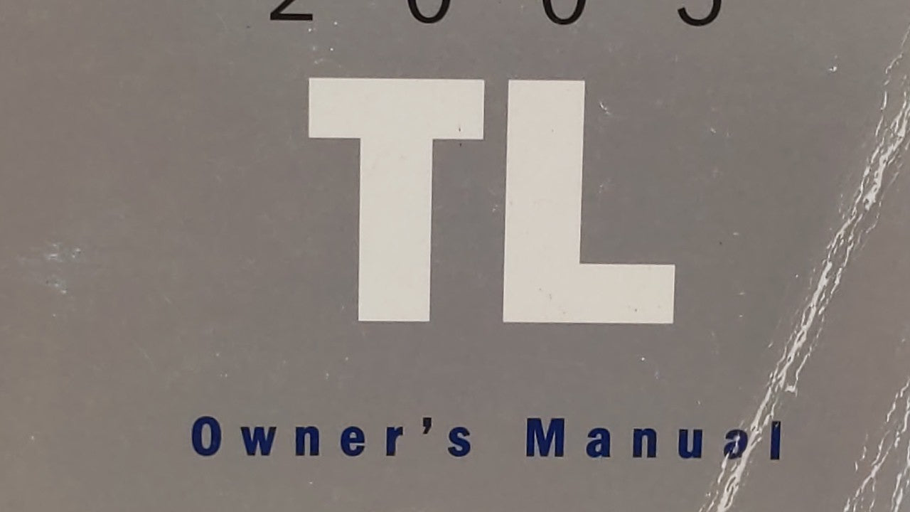 2005 Acura Tl Owners Manual Book Guide OEM Used Auto Parts - Oemusedautoparts1.com