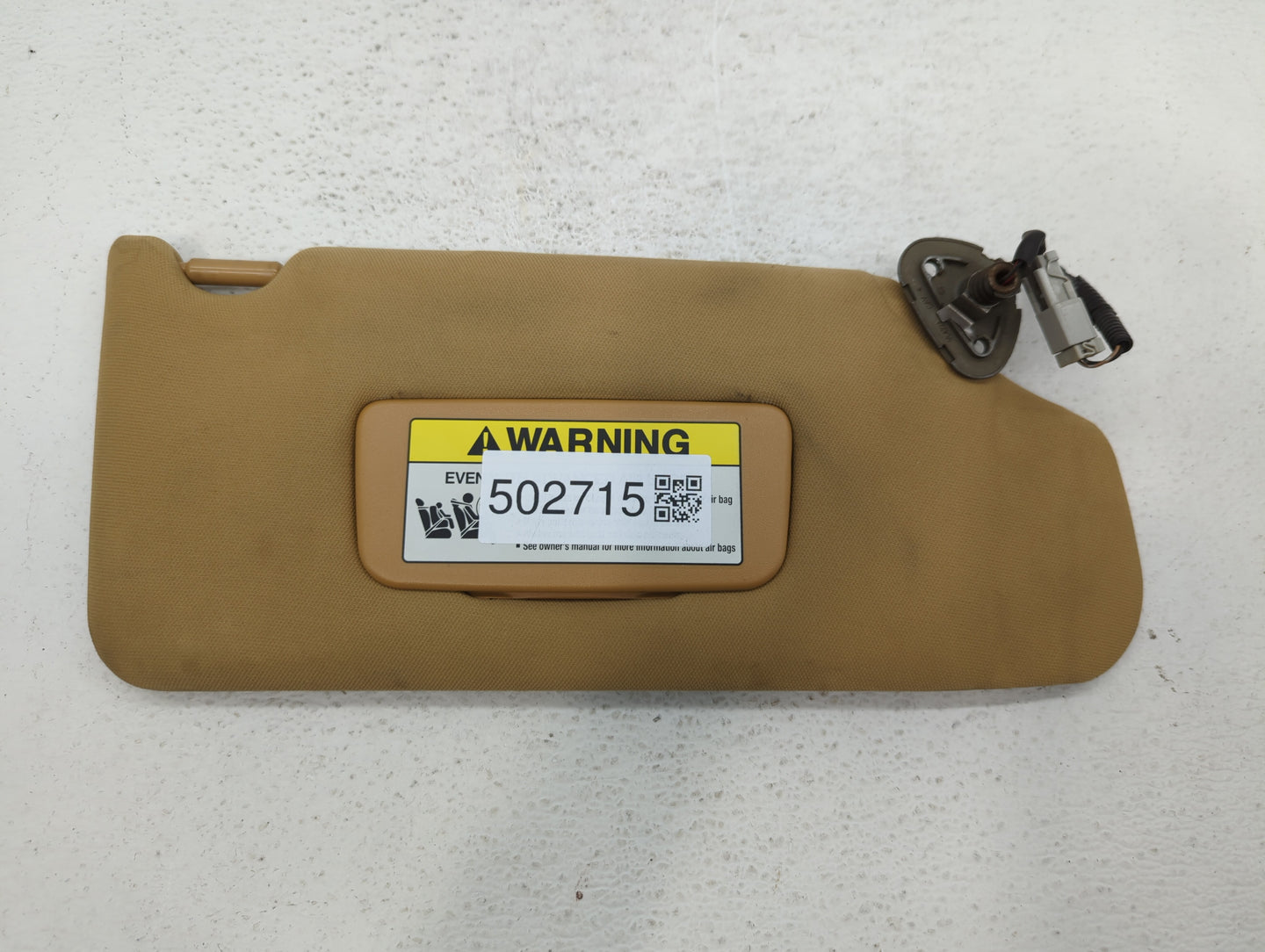2004-2008 Acura Tl Sun Visor Shade Replacement Passenger Right Mirror Fits Fits 2004 2005 2006 2007 2008 OEM Used Auto Parts