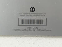 2005 Acura Tl Owners Manual Book Guide OEM Used Auto Parts - Oemusedautoparts1.com