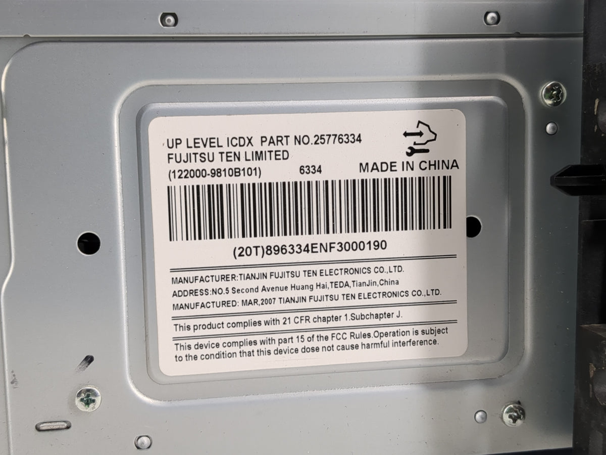 2005 Audi A4 Radio AM FM Cd Player Receiver Replacement P/N:25776334 Fits Fits 2007 OEM Used Auto Parts - Oemusedautoparts1.